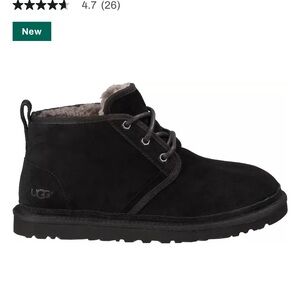 UGG Men's Black Suede Boots